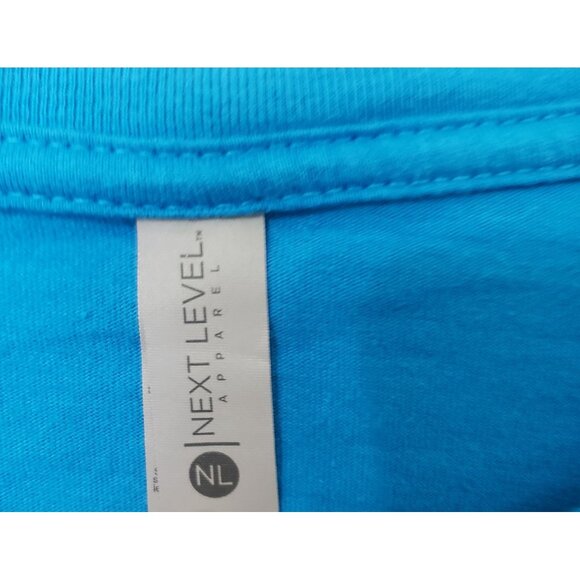 American AF Eagle T-Shirt Youth XL Blue Next Level Cotton Short Sleeve Kids Tee - Picture 4 of 5